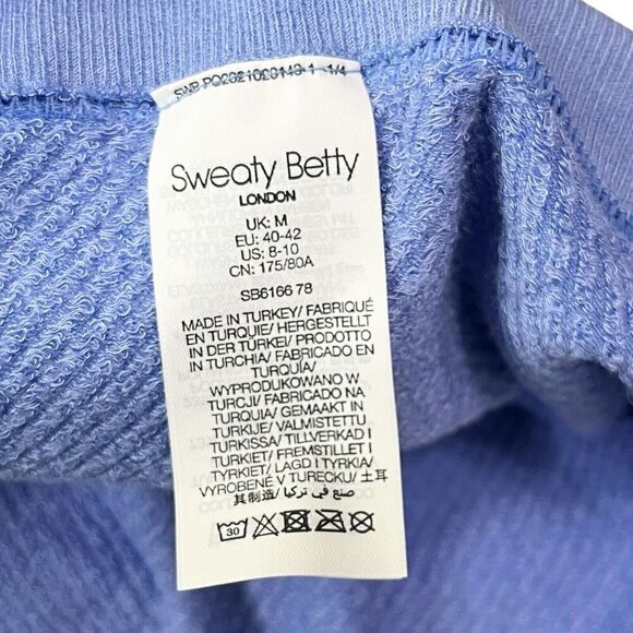 Sweaty Betty NWT Mindful Seamless 7/8 Leggings Blue Women’s Size M Yoga Stretch - Picture 11 of 11